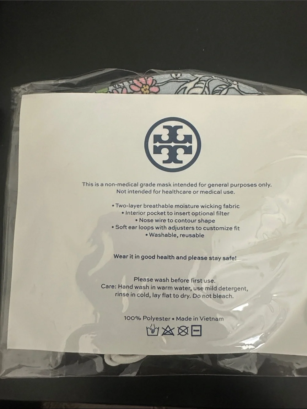 Tory Burch reusable floral